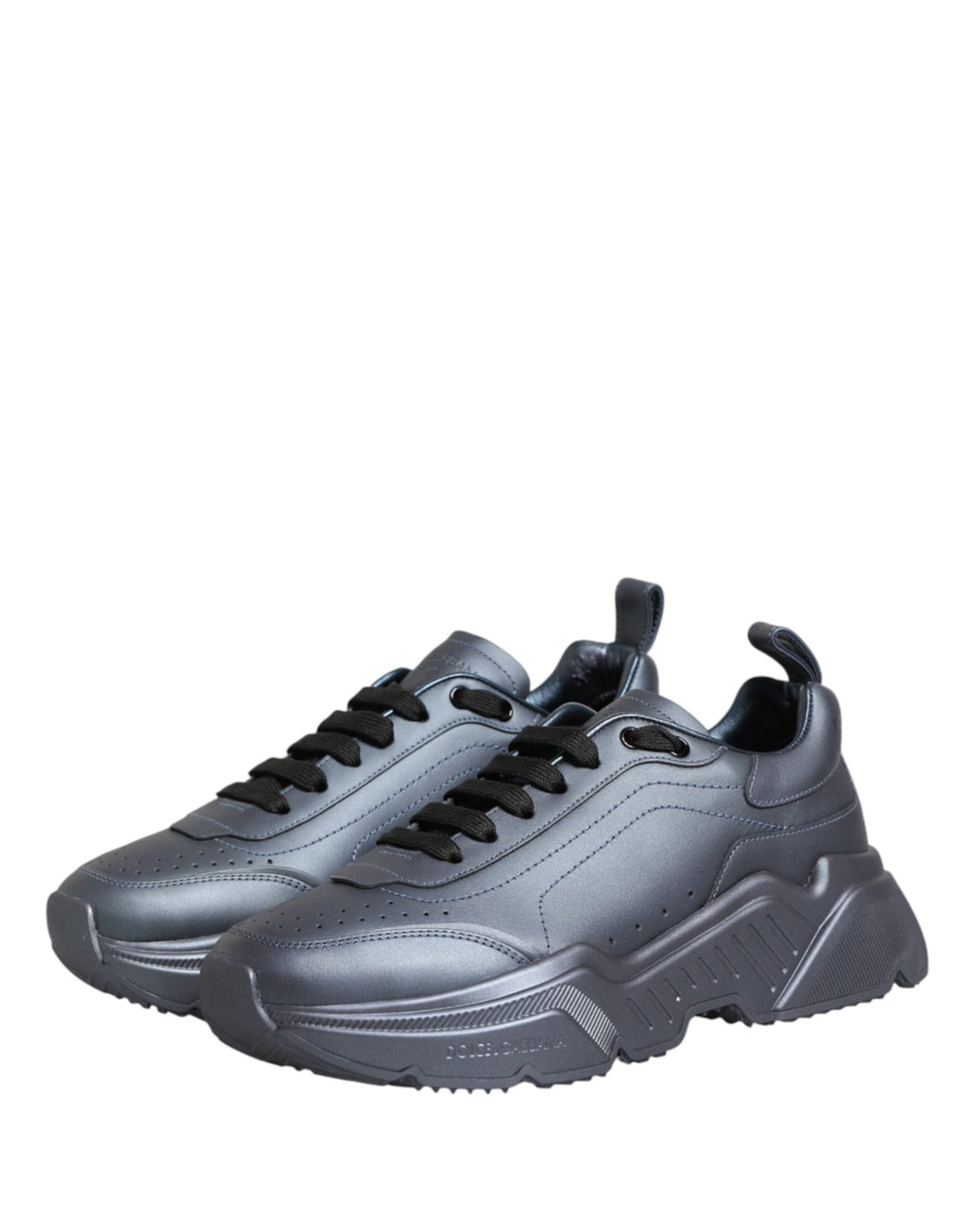 Dolce & Gabbana Blueish Gray Daymaster Low Top Sneakers Shoes