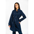 Gas Blue Cotton Denim Jacket
