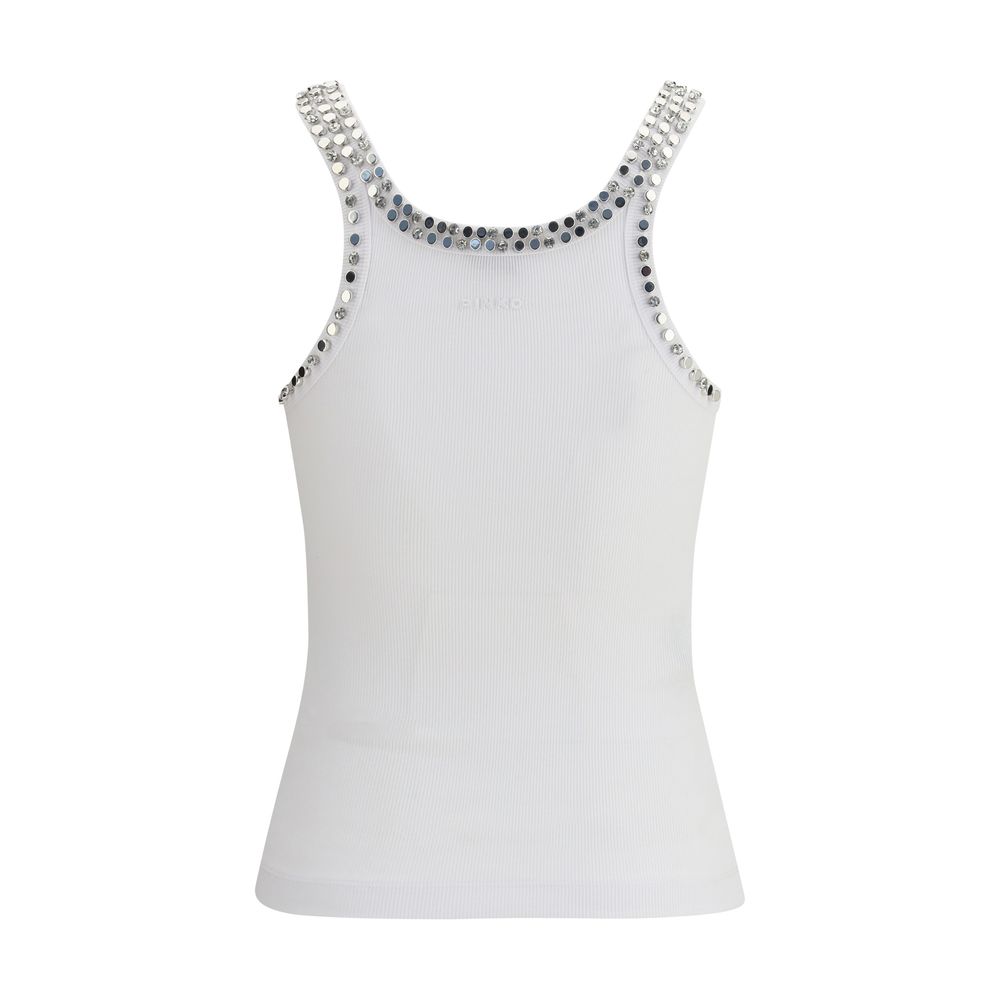 PINKO White Cotton T-Shirt