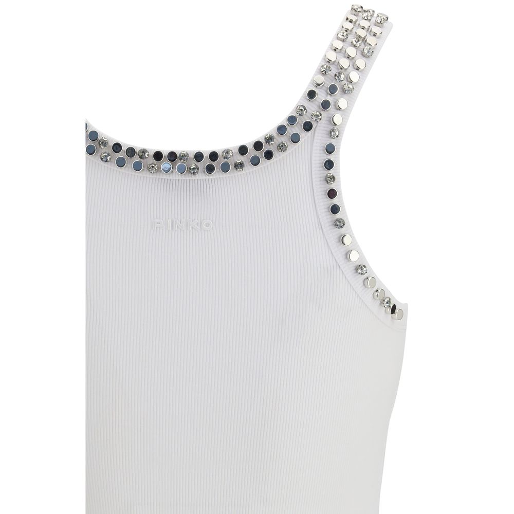 PINKO White Cotton T-Shirt