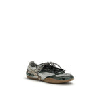 Miu Miu Gray Recycled Polyester Athletic Sneakers