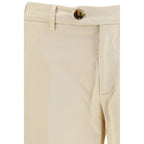 Brunello Cucinelli Beige Cotton Pants