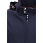 Brunello Cucinelli Blue Polyamide Shell Jacket