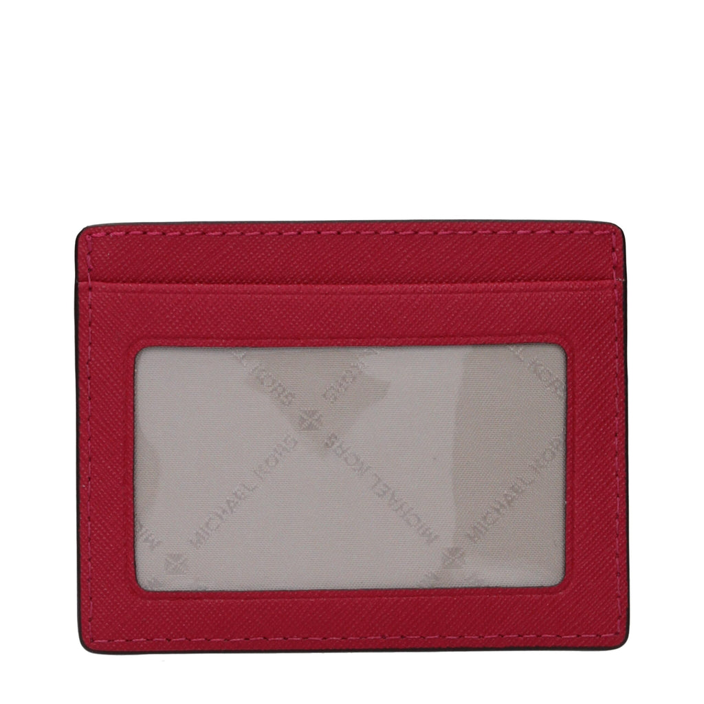 Michael Kors Red Leather Cardholder