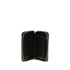 PINKO Black Calf Leather Bos Taurus Wallet