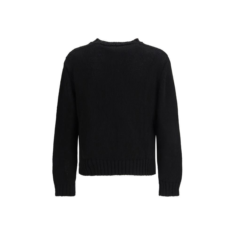 Sunflower Black Cotton Sweatshirt
