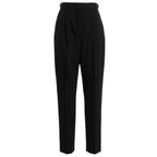 Tory Burch Black Polyester Dress Pants