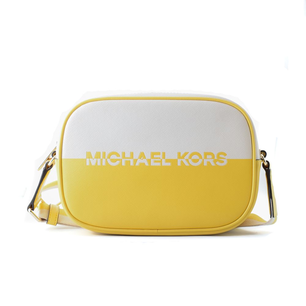 Michael Kors Bicolor Canvas Crossbody Bag