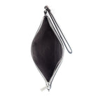 Michael Kors Gray Leather Clutch Bag