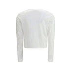 Loulou De Saison White Cotton Long Sleeve T-Shirt