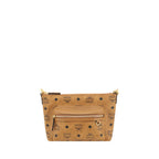 MCM Brown Calf Leather Bos Taurus Shoulder Bag