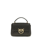 PINKO Bicolor Calf Leather Bos Taurus Handbag