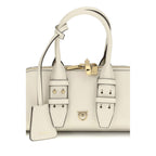 PINKO Beige Calf Leather Bos Taurus Handbag
