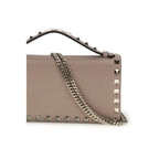 Valentino Garavani Beige Calf Leather Bos Taurus Wallet