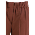 Brunello Cucinelli Multicolor Cotton Casual Pants