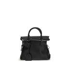 Maison Margiela Black Calf Leather Bos Taurus Handbag