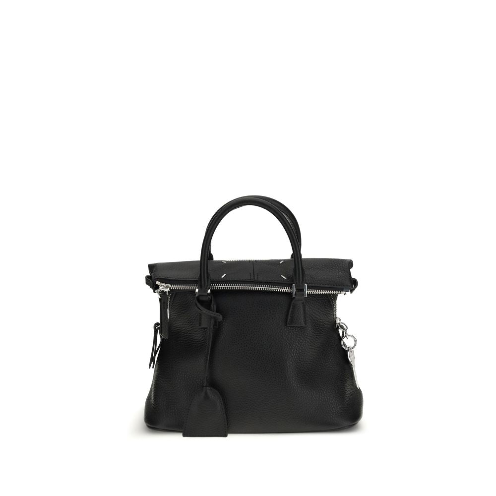 Maison Margiela Black Calf Leather Bos Taurus Handbag