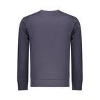 Coveri Moving Blue Cotton Men Sweatshirt