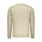 Coveri Moving Beige Cotton Men's Sweatshirt