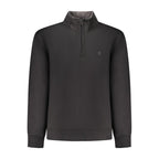 Coveri Moving Black Cotton Men Sweatshirt