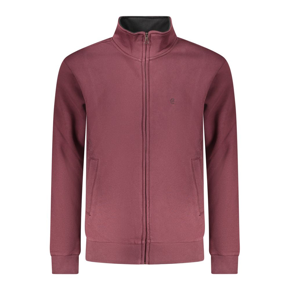 Coveri Moving Rosso Cotton Men's Sweatshirt