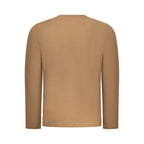 Coveri Moving Marrone Cotton Men T-Shirt