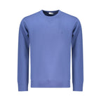 Coveri Moving Blue Cotton Men Sweatshirt