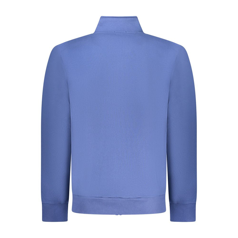 Coveri Moving Blu Cotton Men Sweatshirt