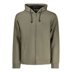 Coveri Moving Verde Cotton Men Sweatshirt