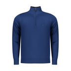 Coveri Moving Blue Viscose Men Sweater