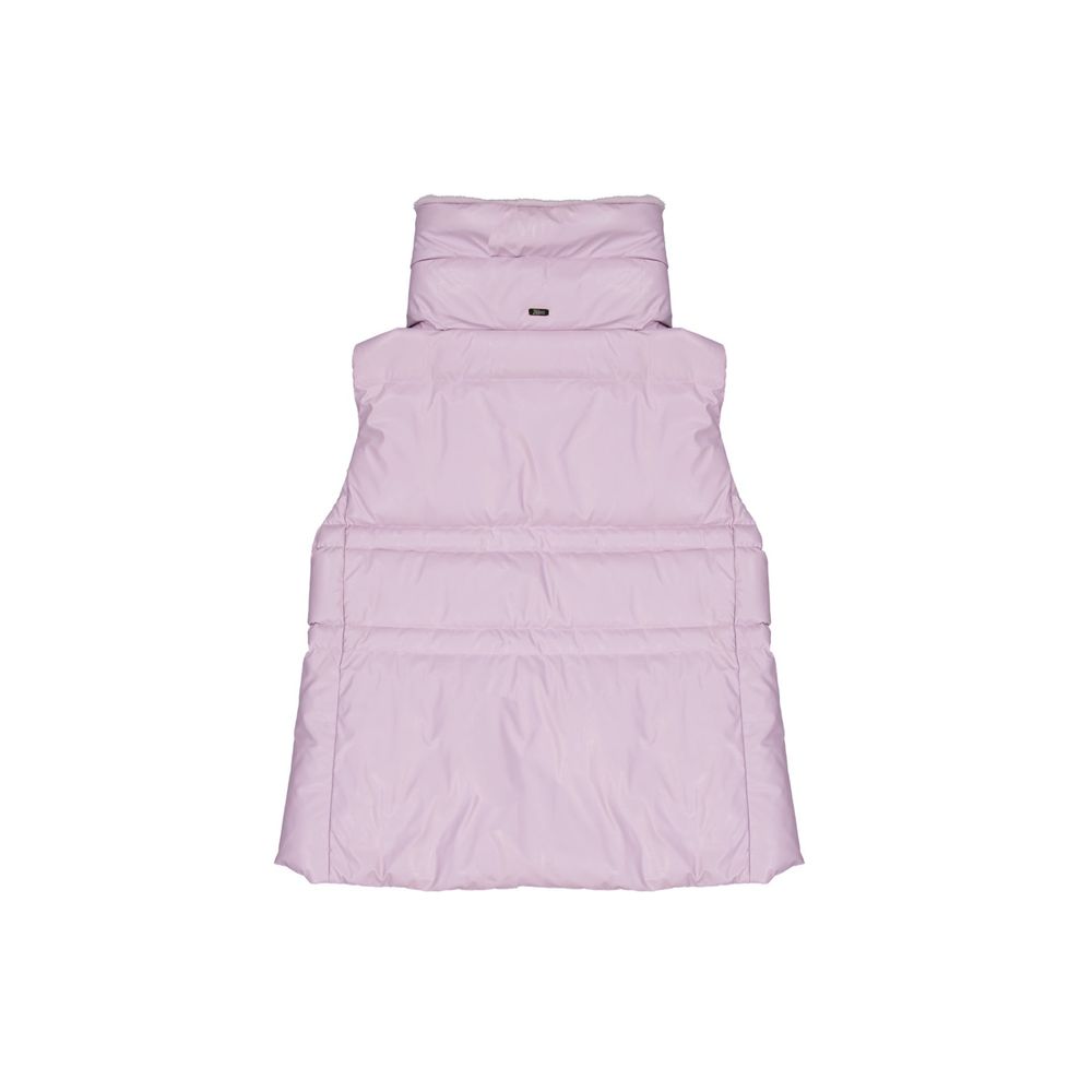 Herno Purple Polyester Waistcoat