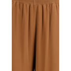 Fabiana Filippi Brown Viscose Casual Pants