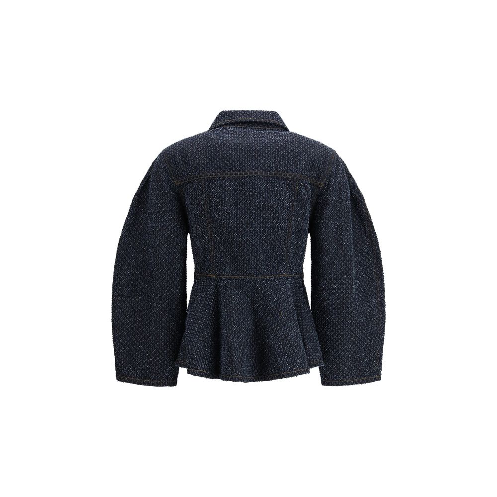 Ganni Blue Cotton Denim Jacket