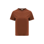 Brunello Cucinelli Brown Cotton T-Shirt