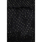 Self-Portrait Black Viscose Blouse