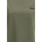 Brunello Cucinelli Bicolor Cotton T-Shirt
