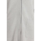 Fabiana Filippi Gray Fleece Wool Cardigan