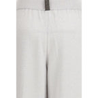 Fabiana Filippi Gray Wool Oves Aries Casual Pants