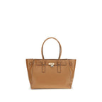 Michael Kors Beige Calf Leather Bos Taurus Shoulder Bag