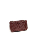 Gucci Bordeaux Calf Leather Bos Taurus Shoulder Bag