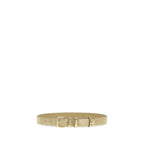Valentino Garavani Beige Calf Leather Bos Taurus Regular Belt