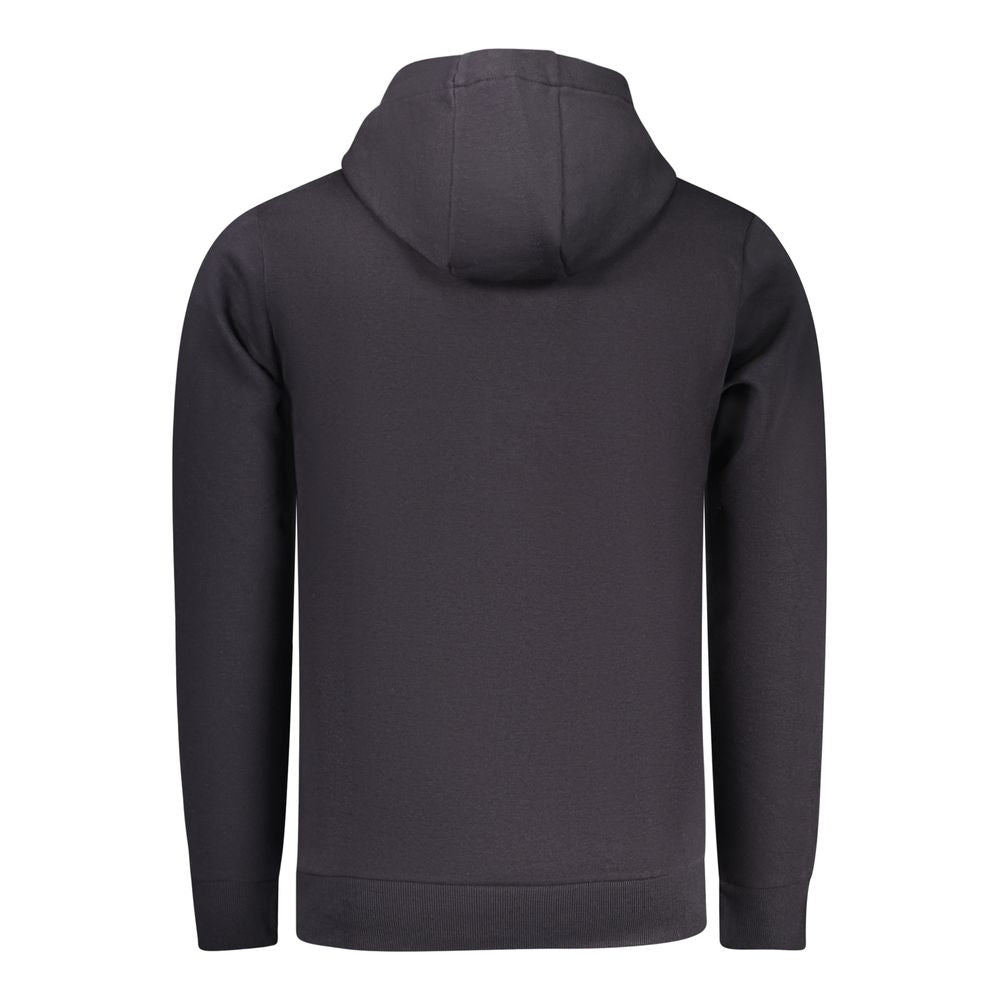 Rifle Blue Cotton Men's Hoodie