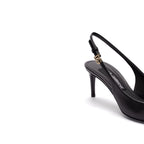 Dolce & Gabbana Black Calfskin High Heel Pumps