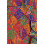Etro Multicolor Silk Casual Dress