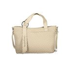Mario Valentino Beige Polyurethane Women Handbag