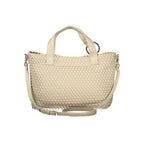 Mario Valentino Beige Polyurethane Women Handbag