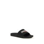 Balenciaga Black Polyurethane Sandals