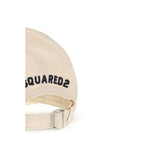 Dsquared² Beige Cotton Cap (Baseball Hat)