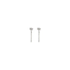 Self-Portrait Silver Brass Earrings