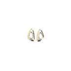Self-Portrait Gold Brass Earrings